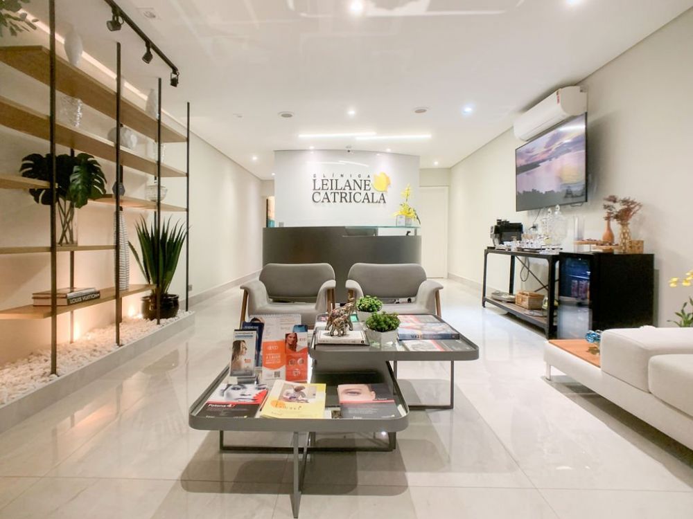 Ambiente interno da Clínica Leilane Catricala